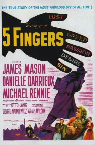 Пять пальцев / 5 Fingers (1952)