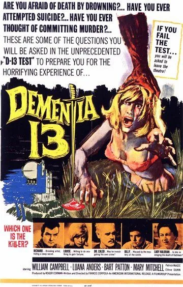 Безумие 13 / Dementia 13 (1963)